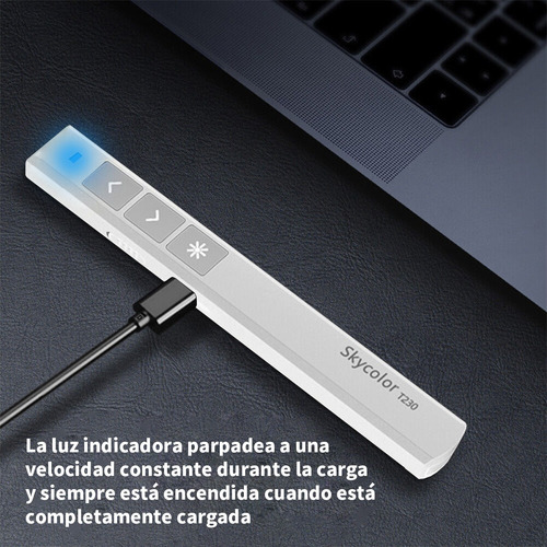 Presentador Powerpoint Puntero Láser Inalámbrico Blanco