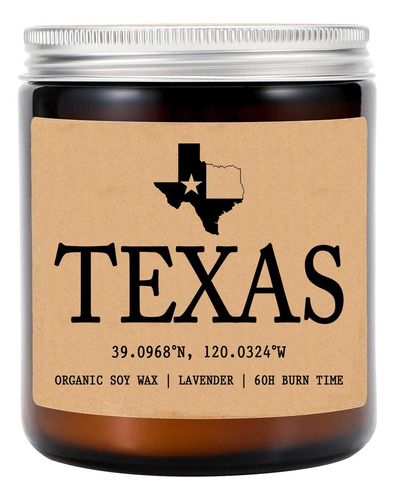 Vela Perfumada De Texas, Vela Estatal De La Estrella Solitar