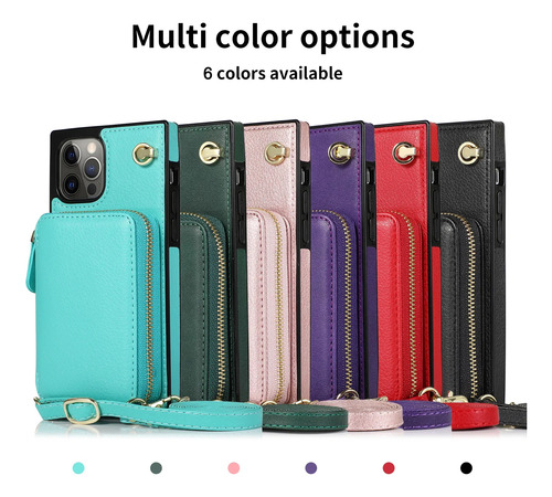 Funda Trasera Para iPhone 15, Piel Sintética, Color Liso