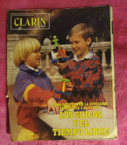 Clarín Revista 1988 Enrique Pinti El Catch Ex Futbolistas