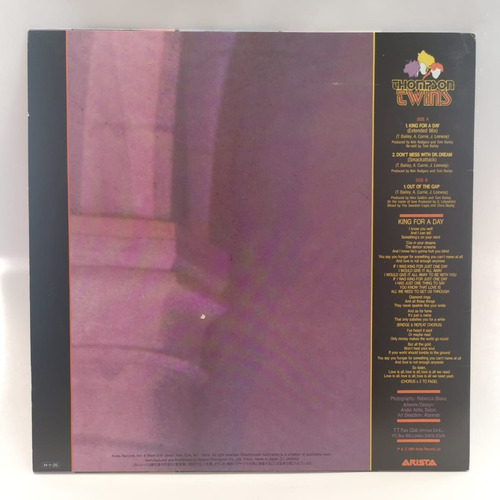 Thompson Twins King For A Day Vinilo Japonés Single (Usado)