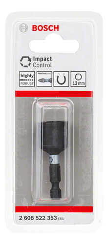 Punta Para Tuercas 13 X 50mm Zanco 1/4 Bosch 2608522353