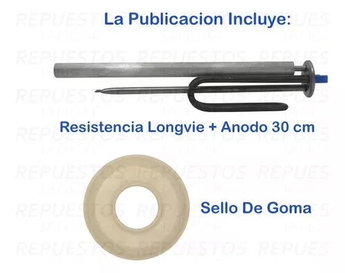 Resistencia Para Termotanque Eléctrico Longvie + Anodo