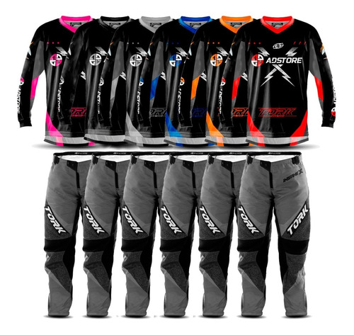 Calça Camisa Roupa Trilha Factory Edition Pro Tork Motocross