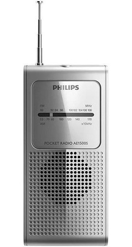 Radio Portátil De Bolsillo Philips Ae1500 Gris