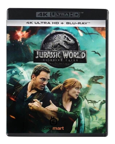 Jurassic World El Reino Caido Pelicula 4k Ultra Hd + Bluray