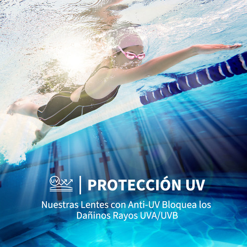 N Gafas De Natación Goggles Sin Fugas Protección Uv, Kit
