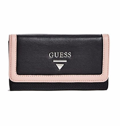 Billetera Guess Melvin Negro Mujer