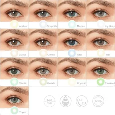 Lentes de contacto fancy look hotsell