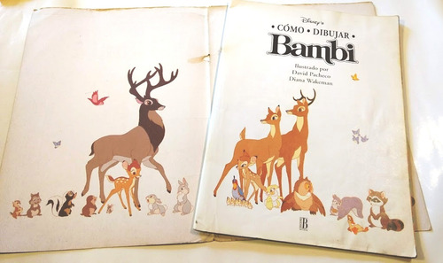 Bambi - Como Dibujarlo - Libro - Disney's - Ediciones B (Usado)