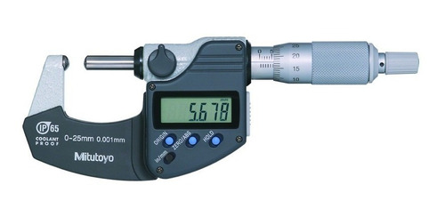 Micrometro Digital Esferico.p/m, 0-1``(395-371-30), Mitutoyo