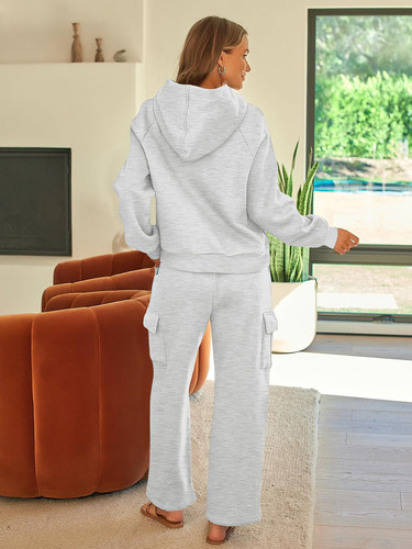 Conjunto De 2 Piezas Mujer Invierno, Sudadera Y Pantalones