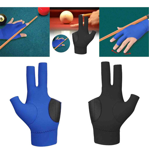 Nn 2 Guantes De Billar De Tres Dedos For Mujer