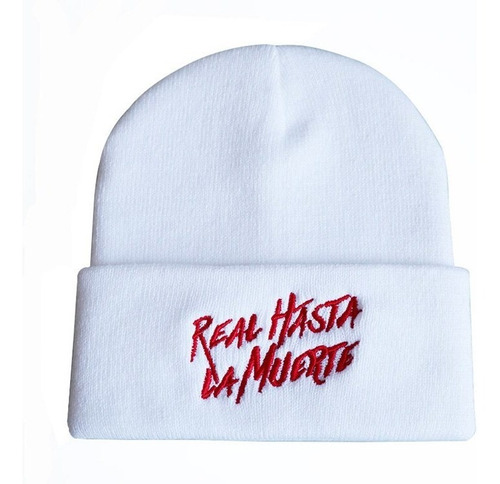 Vestido Real Hasta La Muerte Bordado Gorra De Punto De Lana