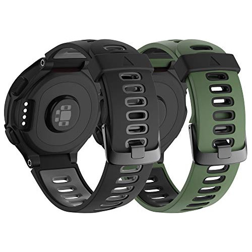 Compatible Con Bandas Forerunner 220 Reloj Negro Hebilla Spo