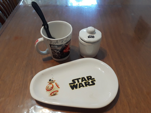 Star Wars - Set Taza, Azucarera Y Fuente De Cerámica Pablo