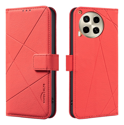 Funda Para Tecno Camon Series Flip Leather Wallet Case