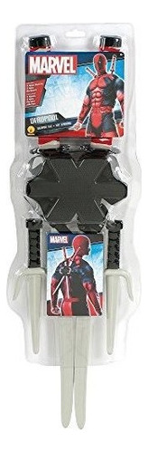 Juego De Accesorios De Vestuario De Espada Deadpool Marvel C