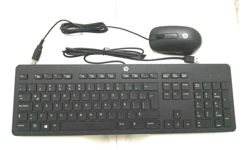 5 Kits. Teclado Y Mouse Hp Slim Business Usb, N3r88aa#ab