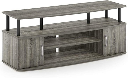 Furinno 15113bkw Jaya - Soporte Grande Para Entretenimiento