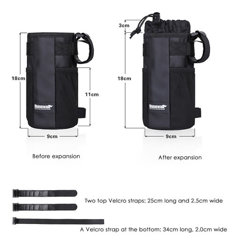 Imagen 5 de 10 de Portavasos Botella Termo Cafe Para Bicicleta O Motocicleta