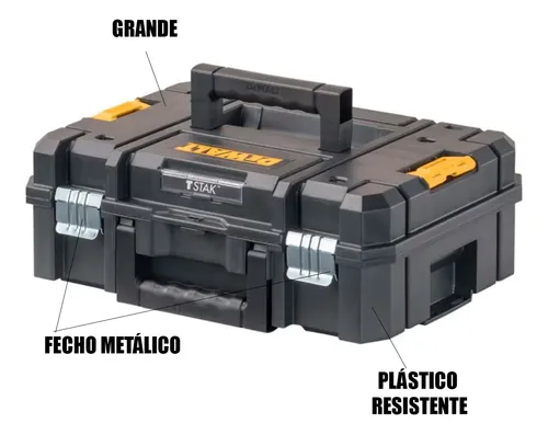 Maleta Tstak Caixa Ferramentas N2 13pol. Dewalt Dwst17807