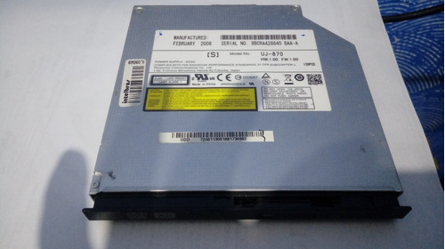 Dvd Rw Uj-870 Para Notebook Intelbras I10