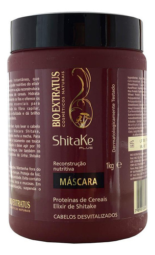 Máscara Capilar Shitake Plus 1 Kg Bio Extratus