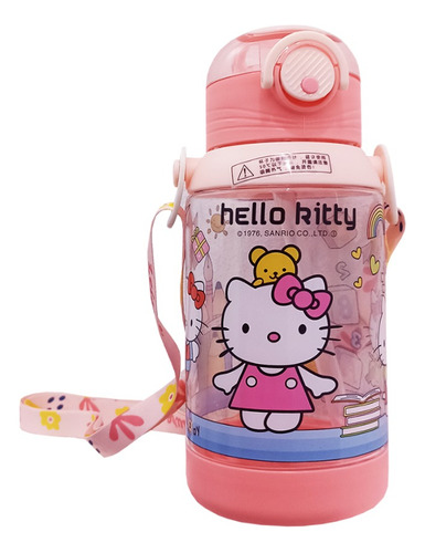 Botella De Agua Hello Kitty Kuromi Melody Cinnamoroll Kawaii