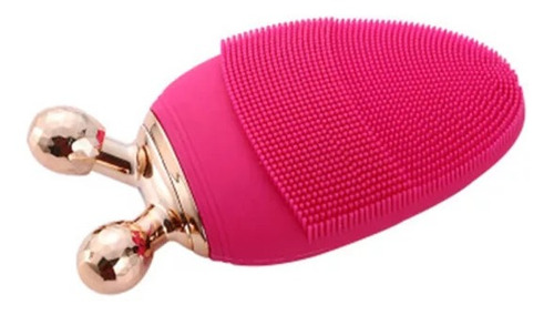 Cepillo Facial Eléctrico De Silicona Tipo Foreo Usb Fucsia