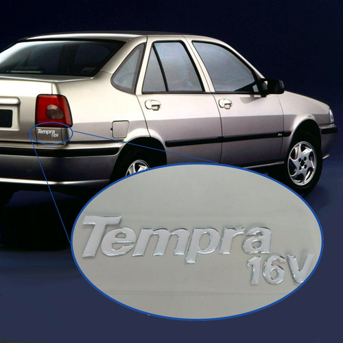 Emblema Adesivo Super Colante Fiat Tempra 16v