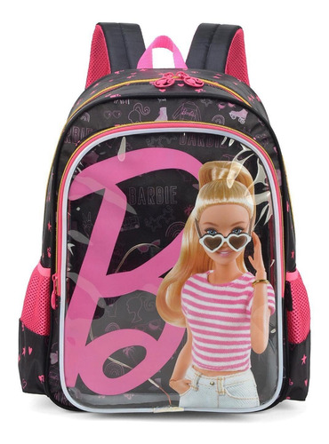 Mochila Escolar Barbie Com Led Brilha De Costas Luxcel
