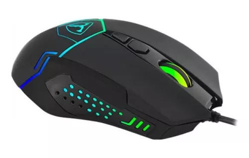 Mouse para jogos Havit RGB com fio programável ergonômico USB Mice