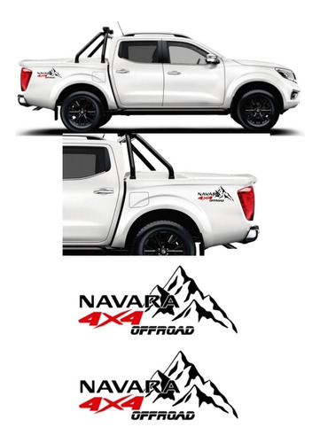 Stickers Nissan Navara Montañas 4x4 