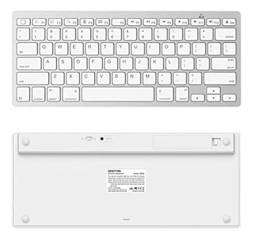 Teclado Bluetooth Ultradelgado Omoton Con Para iPad 10.2 Pul