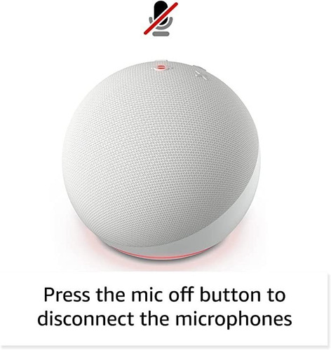 Imagen 4 de 6 de Amazon Echo Dot 5 Gen Asistente Virtual Alexa Glacier White