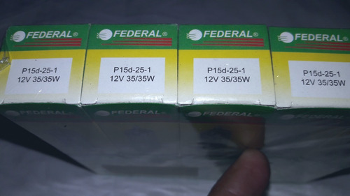 Imagen 2 de 2 de Combo (10) Bombillos H6 12v 35/35w P15d-25-1 Doble Contac