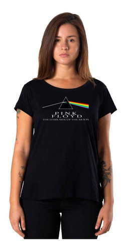 Remeras Mujer Pink Floyd Dark Side Rock |de Hoy No Pasa| 24