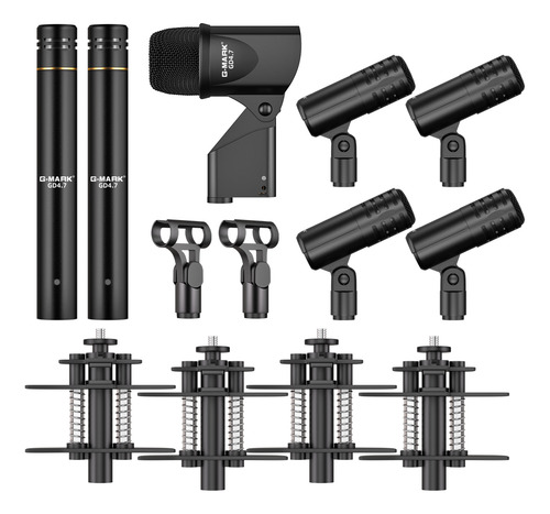 G-mark Gd4.7 Set Música Micrófono De Tambor De Metal Para Pc