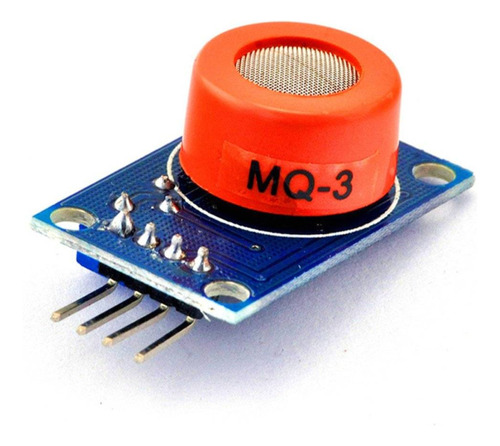Sensor De Gás Mq-3 Álcool Mq3 Modulo Shield Para Programação