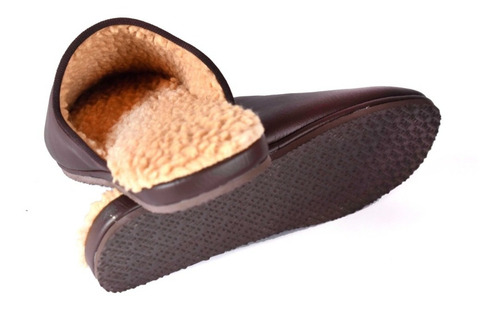 Imagen 3 de 4 de Pantuflas Hombre- Cómodos Con Felpa. Suela Antideslizante
