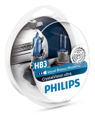 Lampara Hb3 9005 65w Crystal Vision Ultra Philips