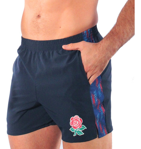 Short Deportivo Bolsillos England Rugby Imago Gimnasio Pumas