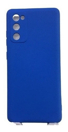 Capa Capinha Compatível Com Galaxy S20 Fe Silicone Premium Cor Azul Royal