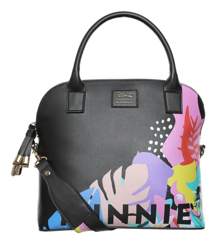 Bolsa Satchel Mickey W Capsule Negro Multi Hbzaccharini4cw