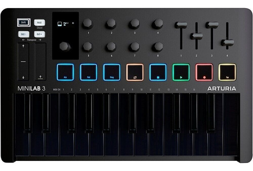 Arturia Minilab Teclado Controlador Midi Usb Pads Knobs Loja