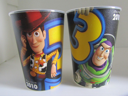 Vaso De Coleccion Toy Story Wood Y Buzz Lightyear Unicos ! (Usado)