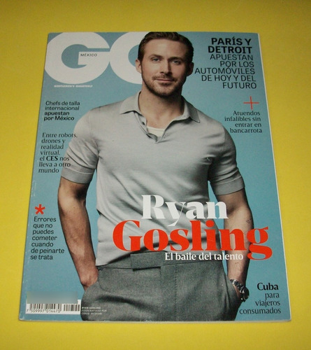 Ryan Gosling Revista Gq Juanpa Zurita Osvaldo Benavides 