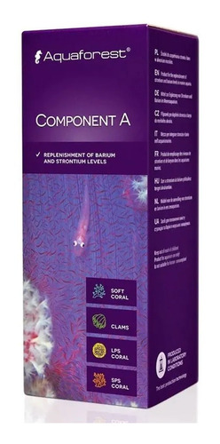 Aquaforest Component A 200ml Coloração Ideal Reator Calcio