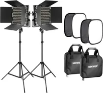 Comprar Kit De Iluminacion Neewer Luz De Vídeo Led Bicolor 660 2pack
